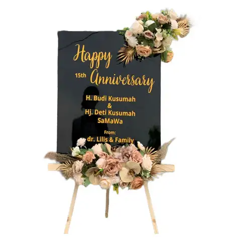 Papan Bunga Akrilik Karanglewas