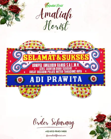 Papan Bunga Ucapan Selamat Karanglewas